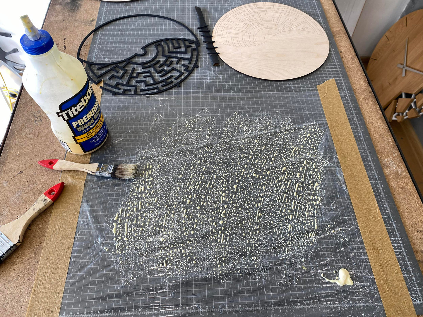 "IZHOD" Wall Clock DIGITAL DESIGN for Laser Cutting