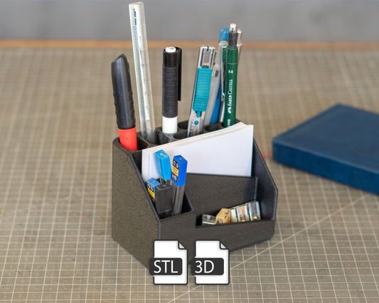 "KUTUK" Desk Organiser DIGITAL DESIGN for 3D Printing STL