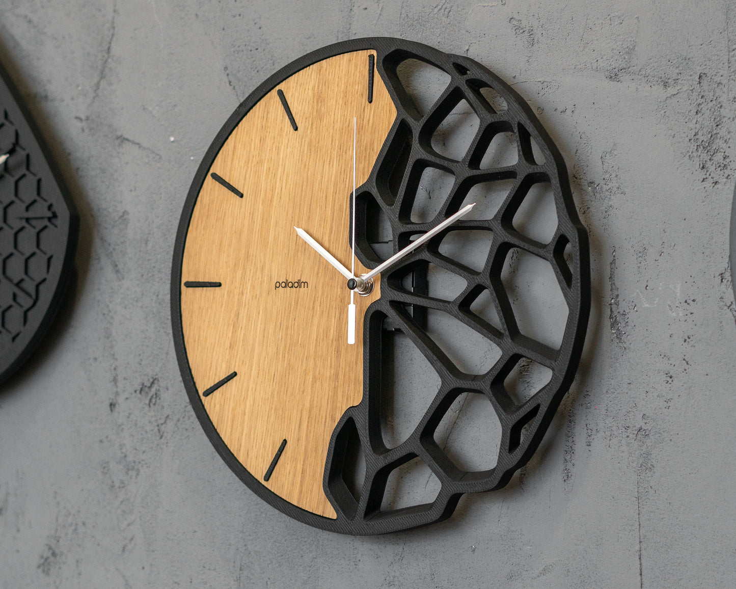 "KLETKA 3.1" STL Wall Clock DIGITAL DESIGN for 3D Printing