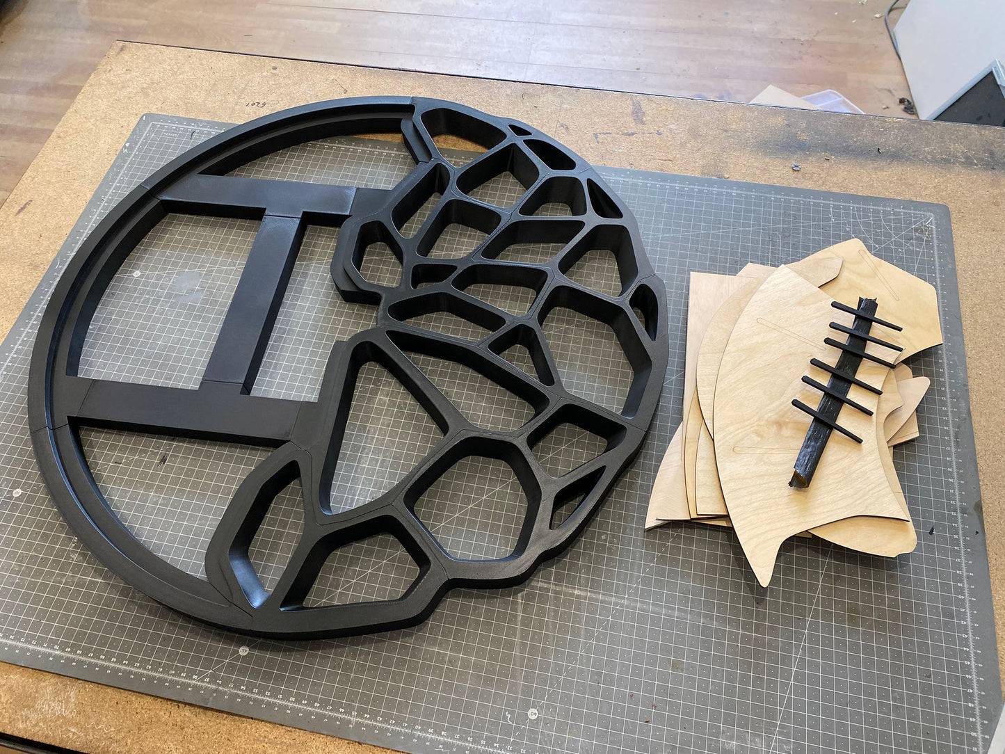 "KLETKA 3.1" STL Wall Clock Hybrid DIGITAL DESIGN for 3D Printing