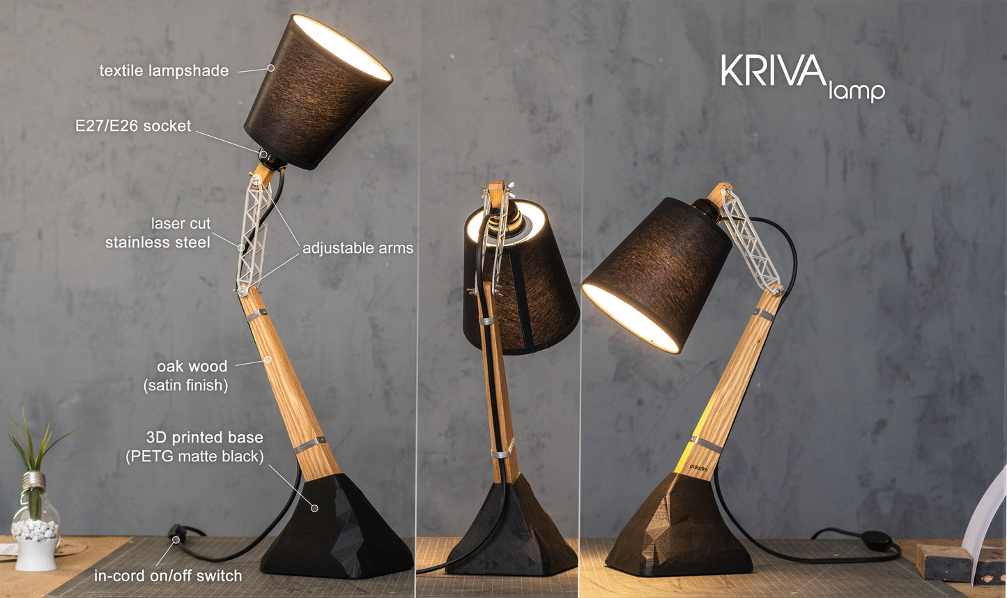 KRIVA 3.0 articulated lamp