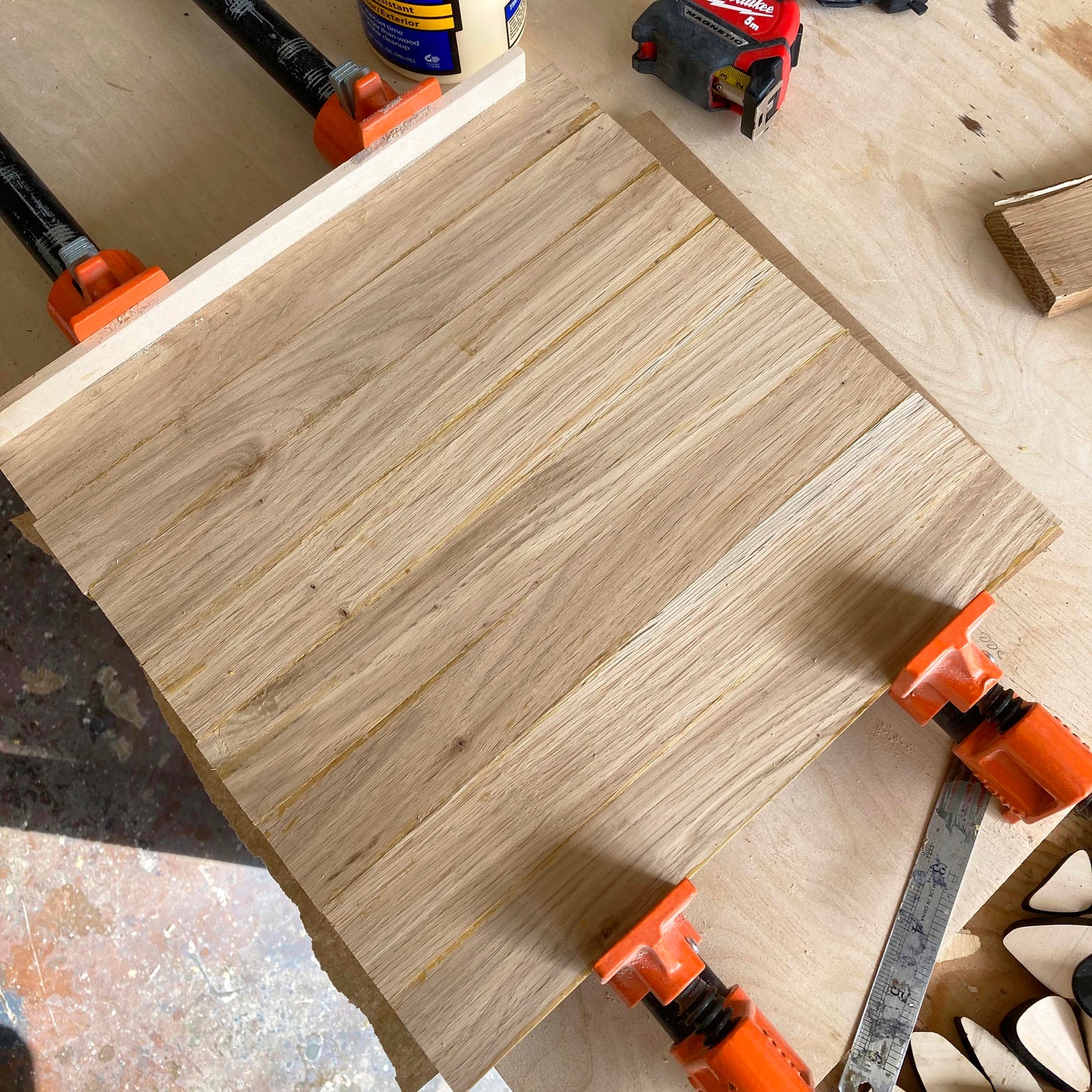 Стенен часовник KRAG, дъб