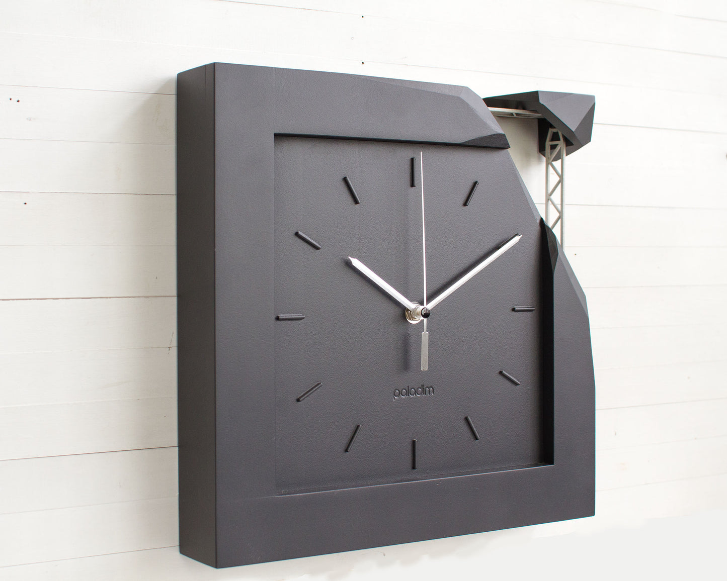 PRAF monochrome wall clock
