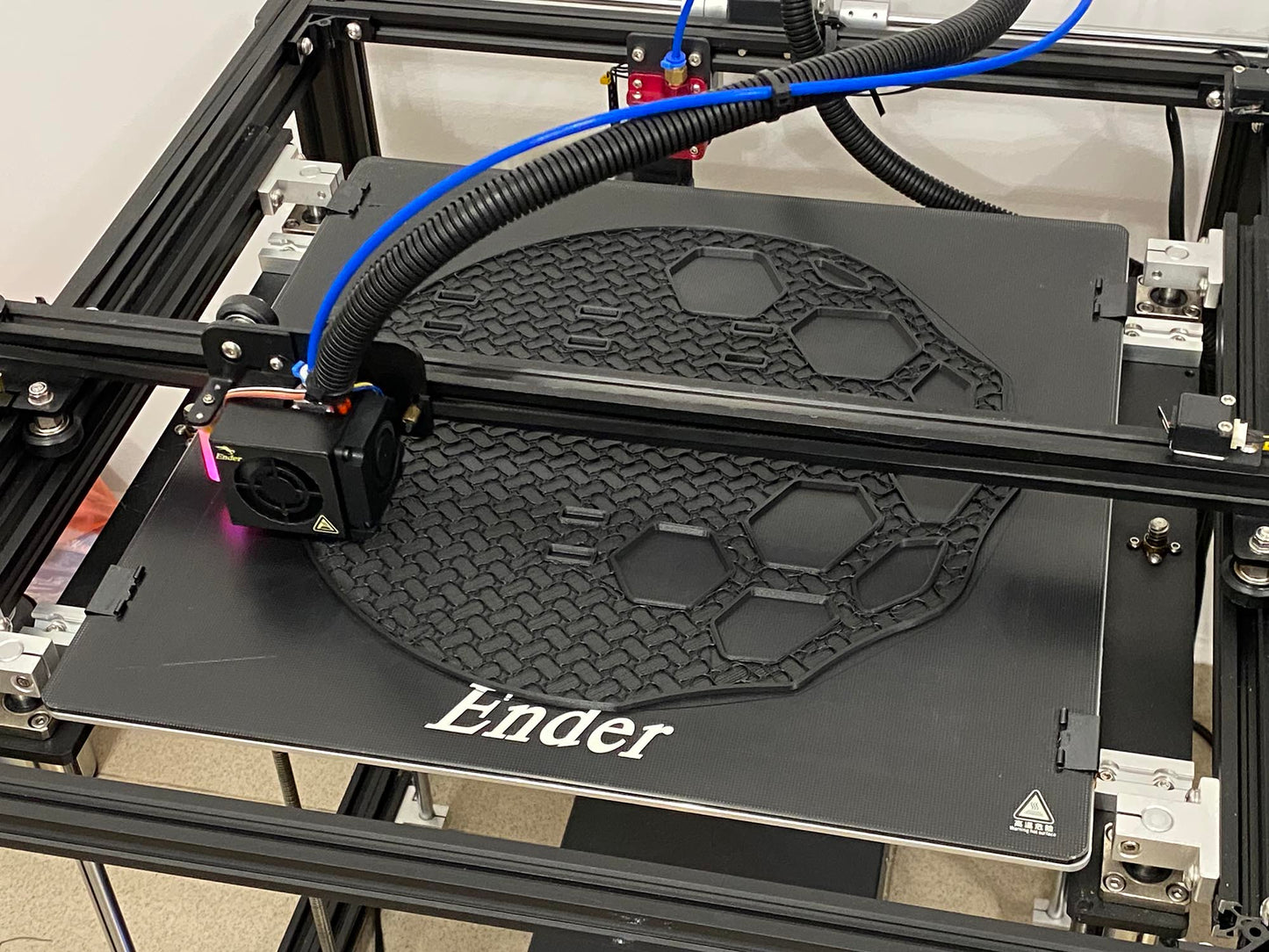 "KLETKA 4.1" STL Wall Clock Hybrid DIGITAL DESIGN for 3D Printing and Laser Cutting