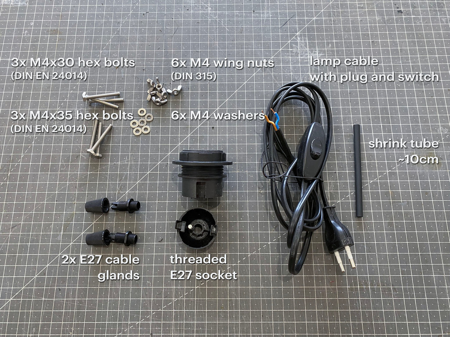 "TRIKRAK" STL Tripod Lamp DIGITAL DESIGN for 3D Printing