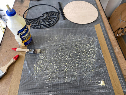 "IZHOD" Wall Clock DIGITAL DESIGN for Laser Cutting