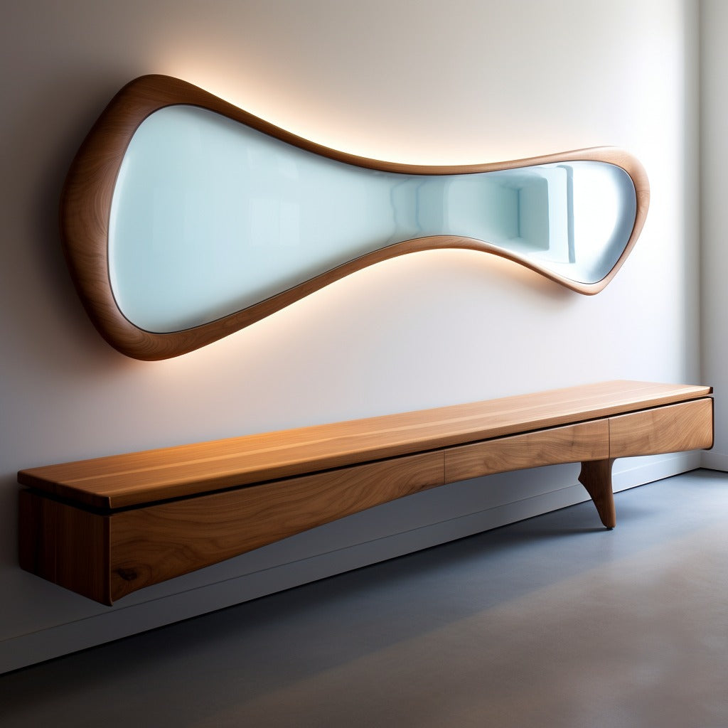 LOKVA organic wall mirror