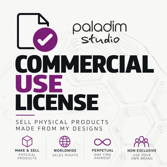 Commercial Use License: Sell products made from my Digital Designs