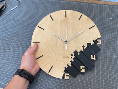 "CHAST" Wall Clock DIGITAL DESIGN for Laser Cutting