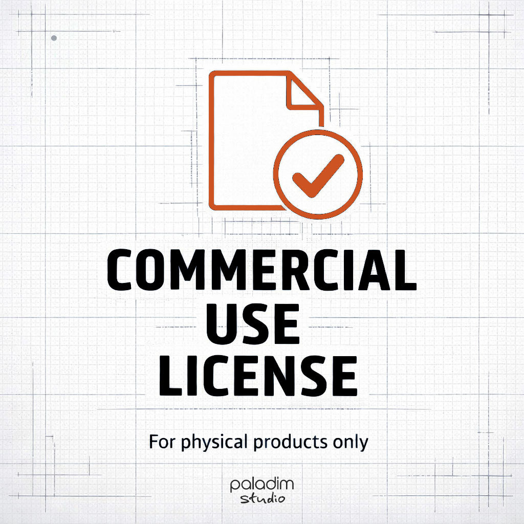 Commercial Use License: Sell products made from my Digital Designs