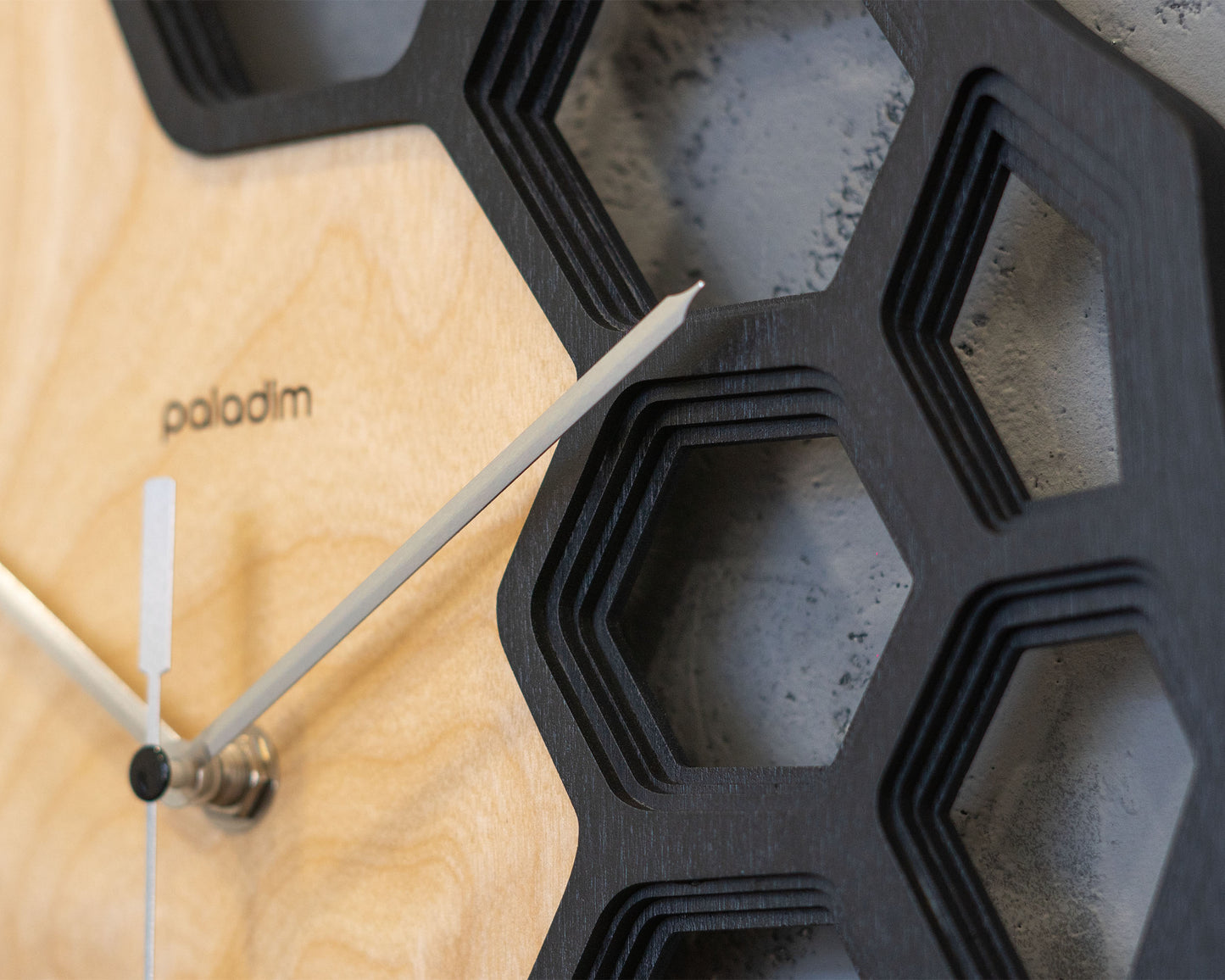 "KLETKA 4.0" Wall Clock DIGITAL DESIGN for Laser Cutting
