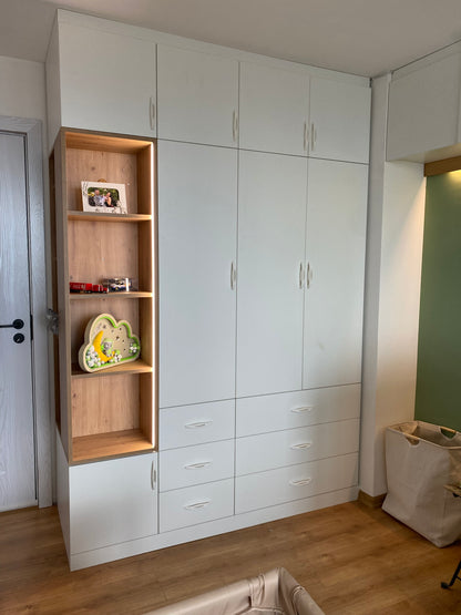 KLETKA Lite, лазерно изрязан стенен часовник