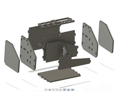 "KUTUK" Desk Organiser DIGITAL DESIGN for Laser Cutting