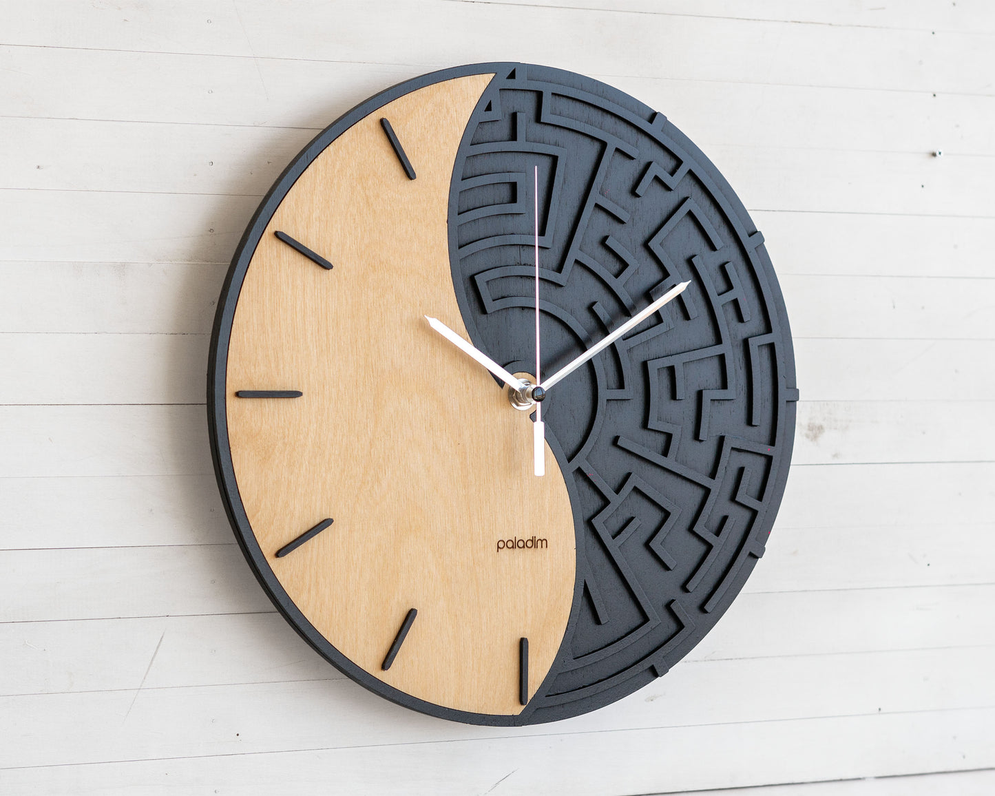 "IZHOD" Wall Clock DIGITAL DESIGN for Laser Cutting
