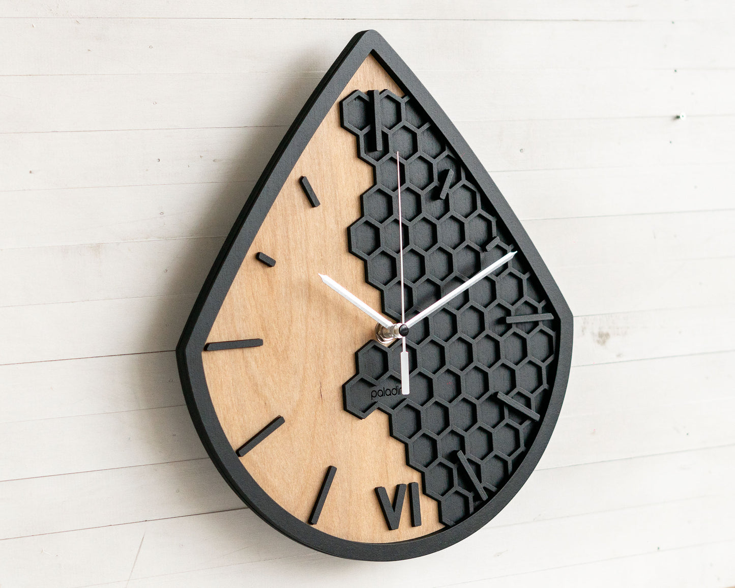 "KAPKA" Wall Clock DIGITAL DESIGN for Laser Cutting