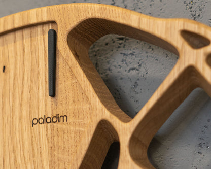 KLETKA 3.0 wall clock, oak, Ф40cm