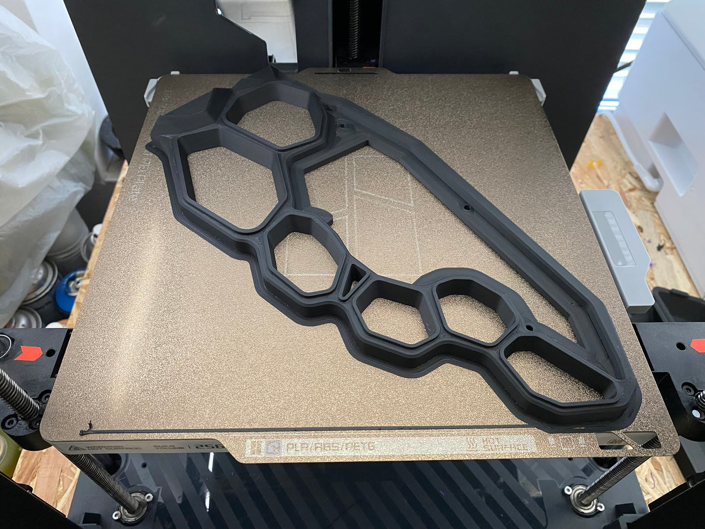 "KLETKA" STL Desk Clock Hybrid DIGITAL DESIGN for 3D Printing and Laser Cutting