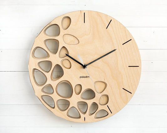 KLETKA Lite Wall Clock, plywood