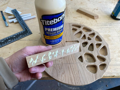 "KLETKA" Wall Clock DIGITAL DESIGN for CNC Router cutting, STP, DXF, F3D