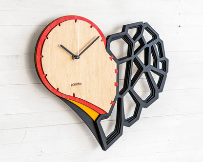 "LUBOV" Love Wall Art/Clock DIGITAL DESIGN for Laser Cutting