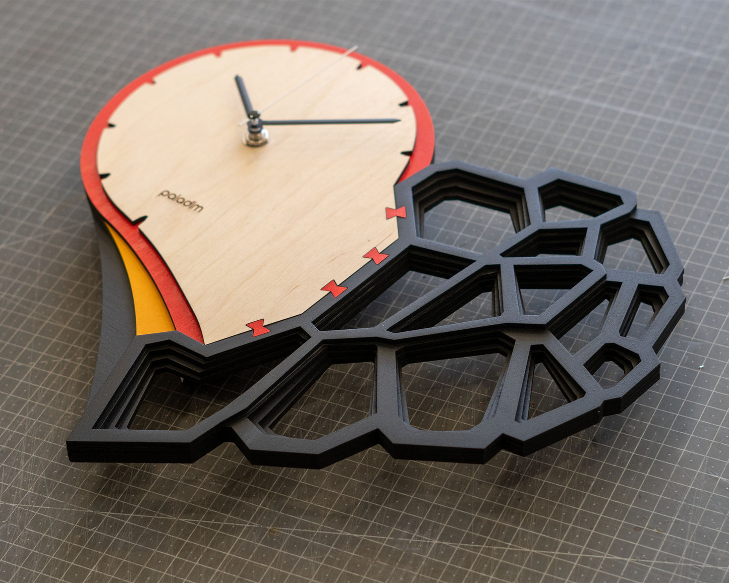 "LUBOV" Love Wall Art/Clock DIGITAL DESIGN for Laser Cutting