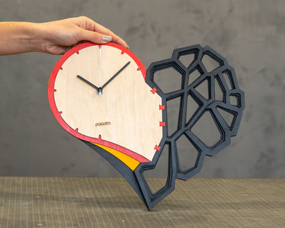 "LUBOV" Love Wall Art/Clock DIGITAL DESIGN for Laser Cutting