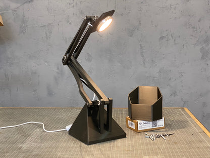 "MASHINA" Articulated Desk Lamp DIGITAL DESIGN for 3D Printing, STL