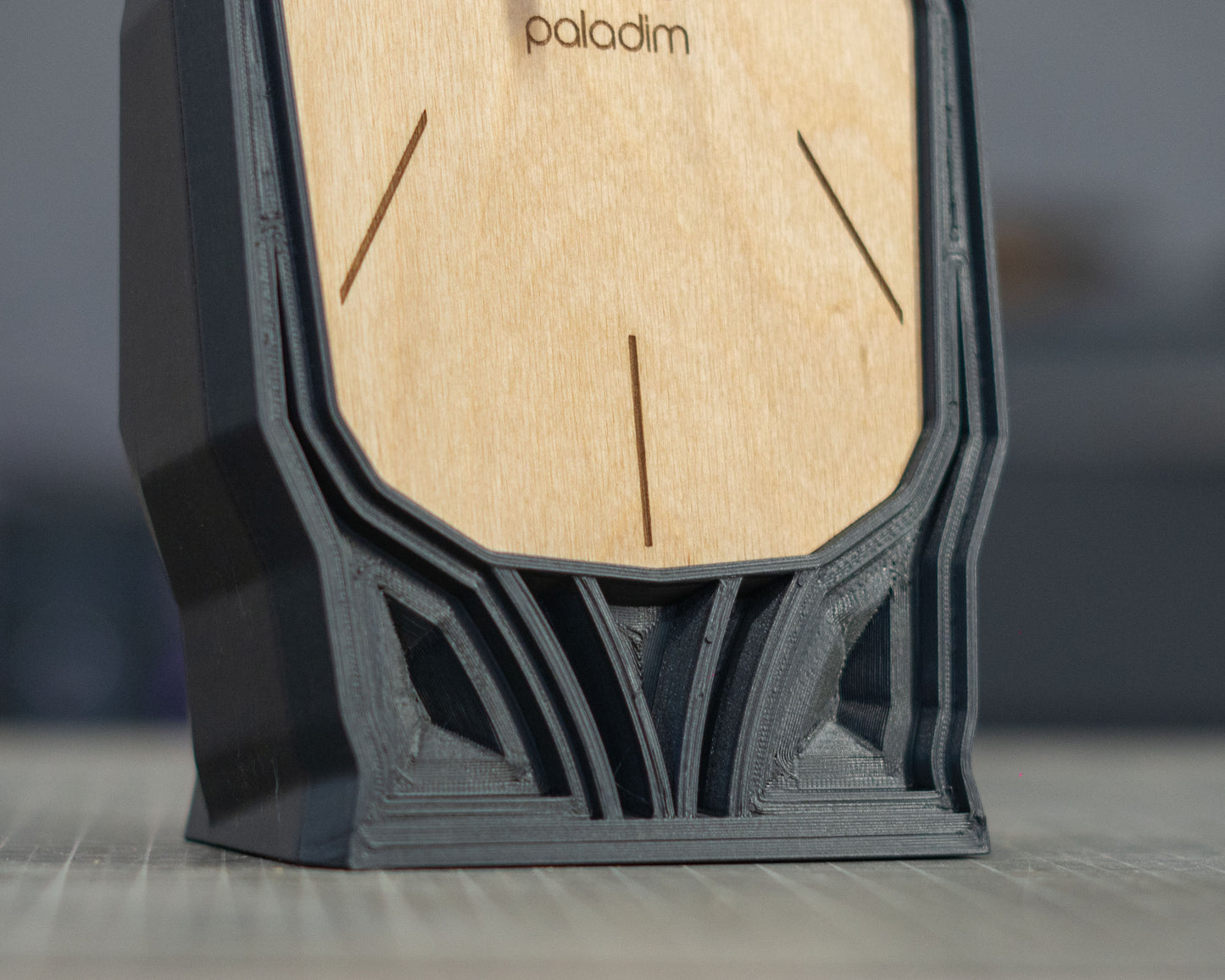 "OBELISK" STL Desk Clock Hybrid DIGITAL DESIGN for 3D Printing and Laser Cutting