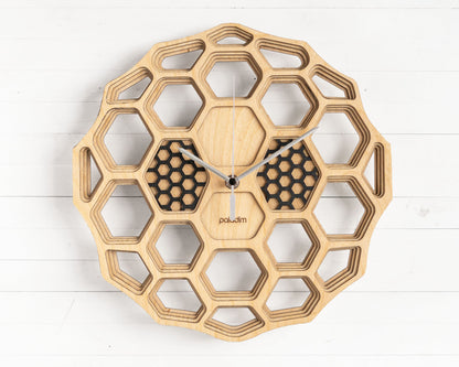 PITA Wall Clock, plywood