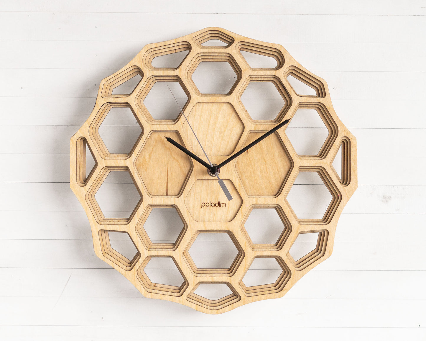 "PITA" Wall Clock DIGITAL DESIGN for Laser Cutting