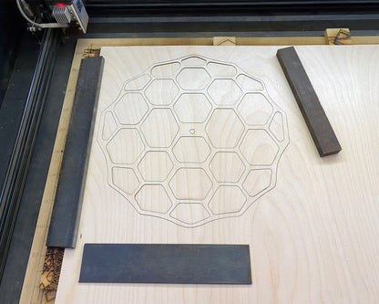 "PITA" Wall Clock DIGITAL DESIGN for Laser Cutting