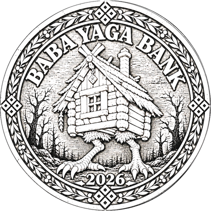 "Baba Yaga" Halloween Coin SVG for Laser Engraving