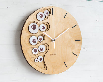 "POGLED" Wall Clock DIGITAL DESIGN for Laser Cutting