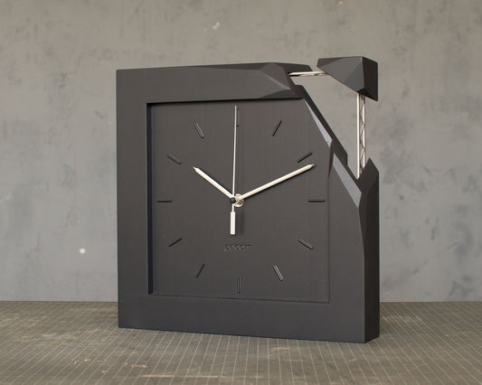 PRAF monochrome wall clock