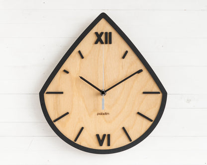 "KAPKA" Wall Clock DIGITAL DESIGN for Laser Cutting