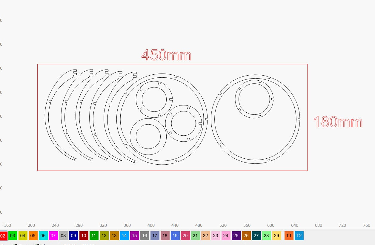 "TRIKRAK" Tripod Lamp DIGITAL DESIGN for Laser Cutting