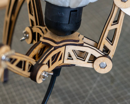 "TRIKRAK" Tripod Lamp DIGITAL DESIGN for Laser Cutting