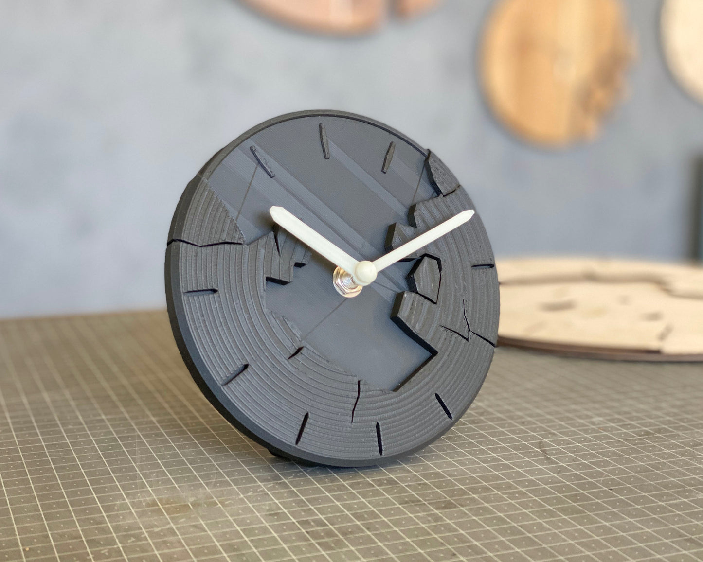 "VREME 3.0" Desk Clock DIGITAL DESIGN for 3D Printing STL