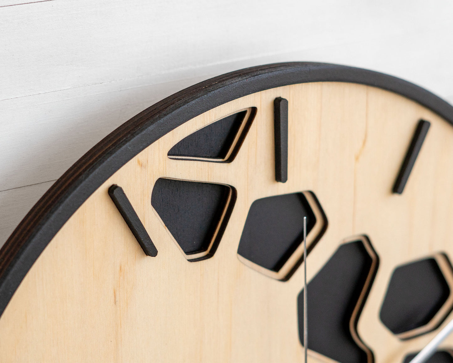 "VREME 5" Wall Clock DIGITAL DESIGN for Laser Cutting