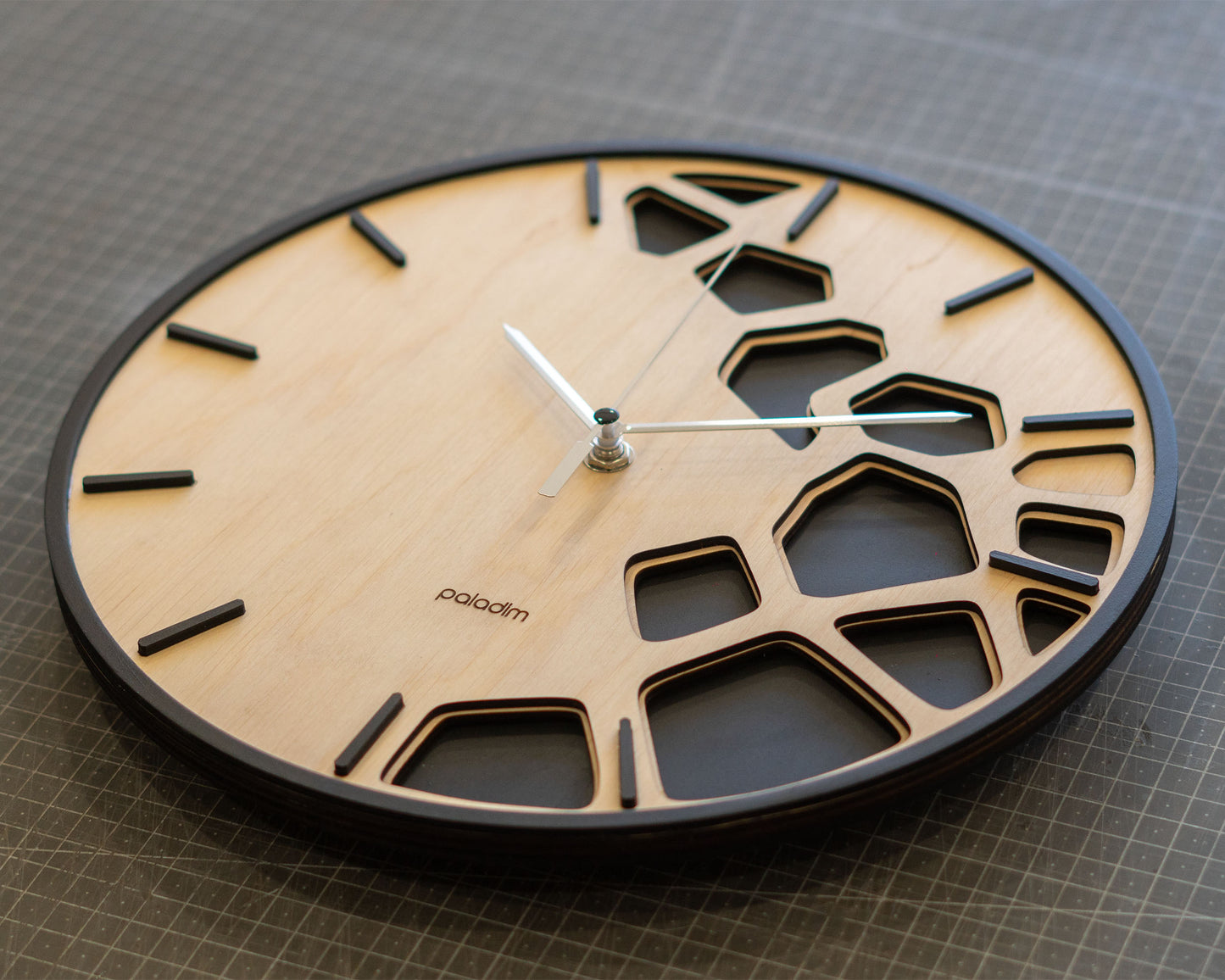 "VREME 5" Wall Clock DIGITAL DESIGN for Laser Cutting