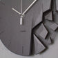VREME monochrome wall clock, оак