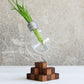 "Cube" upcycled lightbulb vase - Paladim Handmade