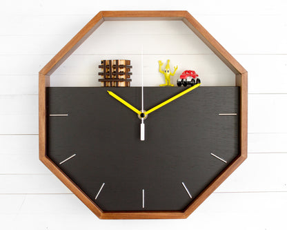 OSEM геометричен стенен часовник/рафт