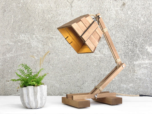 "Kran IX" desk lamp - Paladim Handmade