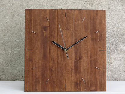 "Kub I" wall clock 30x30cm (12"x12") - Paladim Handmade
